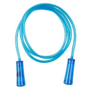 Imagem de Pula Corda Infantil 2m com Luz LED Brinquedo de Pular - DM Toys, Azul