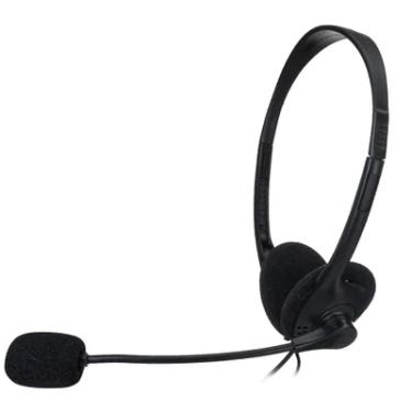 Imagem de Headset Keytime Standard P2 c/ Mic Preto
