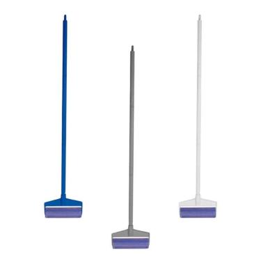 Imagem de Rolo Tira Pelos Lavável Cabo 90cm ABS e TPR Reutilizável para Estofados Cama Tapetes Cores Sortidas Clean Tech