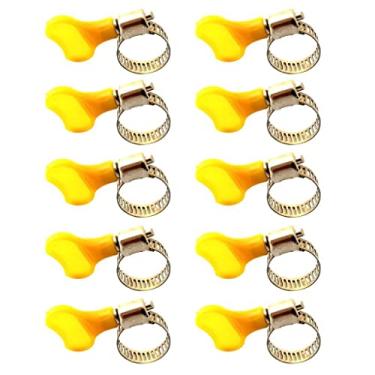 Imagem de Braçadeira de de Engrenagem Ajustável de aço Inoxidável 10 Pacote, Braçadeira de de Combustível, 10-16mm