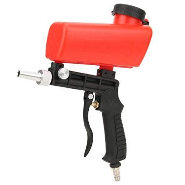 Imagem de Pistola de Jateamento Pneumática, Mini Jateador de Areia Portátil com Entrada de Ar de 1/4", Kit de Arma Jateador de Areia Portátil, Pistola de Jateamento Pneumática por Gravidade