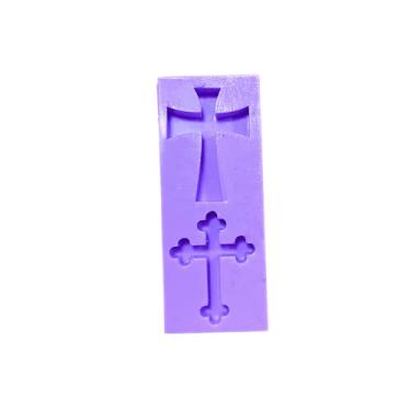 Imagem de Confeitaria dos Moldes, R117 Molde de silicone crucifixo resina decorar