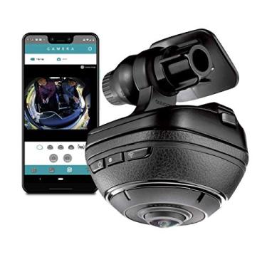 Imagem de RAZO DC3000A d'Action 360, câmera veicular de 360 graus: câmera veicular 4K para carro com WiFi e GPS integrados, sensor de vídeo Sony, WDR, sensor G de 3 eixos, microfone estéreo, câmera completa de segurança de vídeo do carro