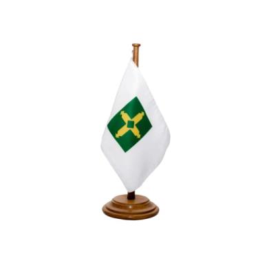 Imagem de Bandeira De Mesa Distrito Federal 12x17cm com Pedestal