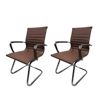 Imagem de KIT C/02 UN. CADEIRA DE APROXIMAÇÃO MOD. CHARLES EAMES (MARROM)