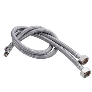 Imagem de Engate Rabicho Par Flexível 80cm Monocomando Misturador Água Quente Fria Torneira Grande Comprido Mangueira Banheiro Cozinha