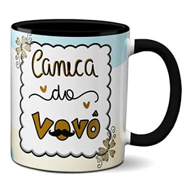 Imagem de Caneca Do Vovô Feliz Dia Dos Avôs Presente Criativo (Preta)