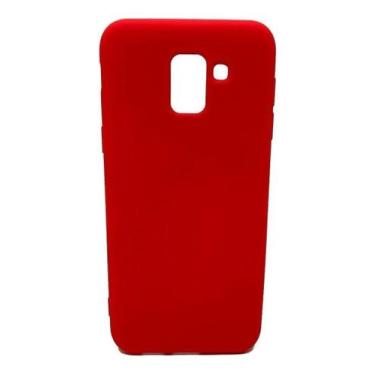 Imagem de Capa Capinha Case Aveludada Vermelha Para Galaxy J6 J600 5.6 - Samsung
