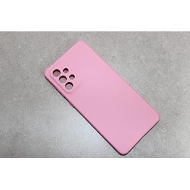 Imagem de Capa Silicone Com Proteção Câmera Samsung Galaxy A73 - Rosa bebe