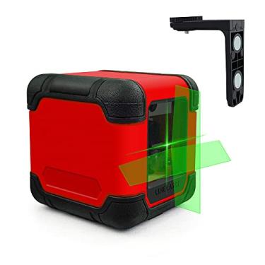 Imagem de YIYITOOLS Line Laser Level Tools 30,5 metros verde autoadequado para ambientes internos e externos, montagem de azulejos para parede