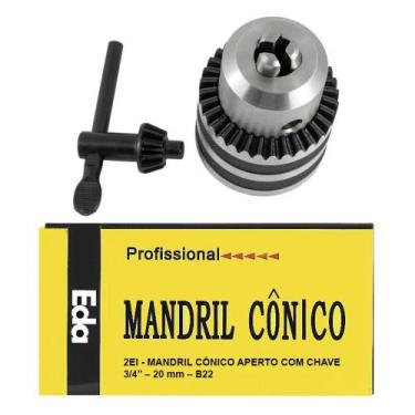 Imagem de Mandril 3/4 Com Chave - Super 5.0 A 20mm - Encaixe B22 - Piveta