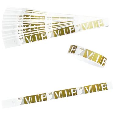 Imagem de Pulseiras de papel para eventos, pulseiras VIP para parques de diversão, shows, feiras, festivais e eventos