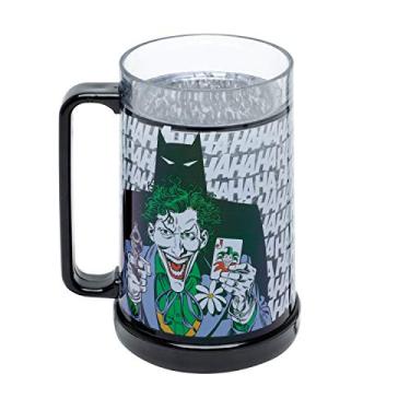 Imagem de CANECA CHOPP GEL PLASTICA WB DC OR JOKER BAT SHADDOW PRETO 9X10X15,5CM - 450ML