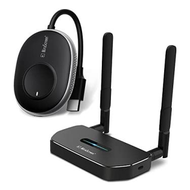 Imagem de Qudai Conjunto de receptor de transmissor sem fio HD sem fio suporte para adaptador de exibição sem fio 4K qualidade de imagem de longa distância de transmissão plug and play BD