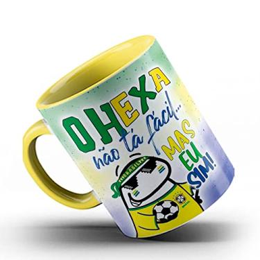 Imagem de Caneca Flork Futebol seleção Brasil tô fácil 3