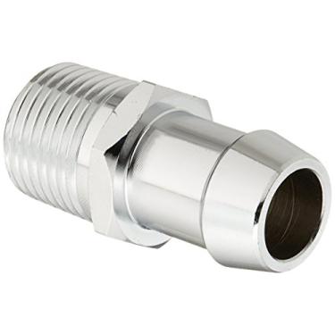 Imagem de Trans-Dapt 9515 Encaixe de coletor de admissão cromado de 1,27 cm (1/2")