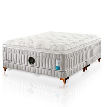 Imagem de Colchão Látex Híbrido Qgel Cobre_BOX_Queen 158x198cm