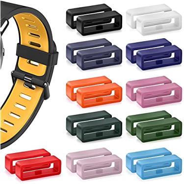 Imagem de Nandos-Store - Passador/Anel/Borracha para pulseiras de relógios comaptíveis com 16mm, 18mm, 20mm, 22mm para Amazfit, samsung, Hawei, garmin - Nandos-Store (18MM, Sortidas)