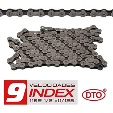 Imagem de Corrente 9 Velocidades 116 Elos Compatível Com Cambio Shimano