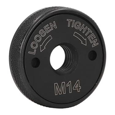 Imagem de Rosca de 5/8-11 Polegadas Auto-travante de Liberação Rápida M14 45mm 40Cr de Pressão de Liberação Rápida de Liberação Rápida de Porca de Trava Ultra Fina para a maioria dos moinhos