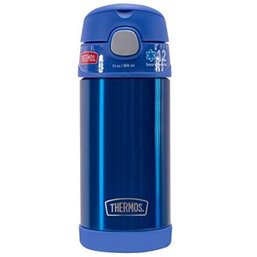 Imagem de Garrafa Térmica Orlando 355ml Aço Inox Mantém Gelado Por Até 12 Horas Bico Silicone Thermos