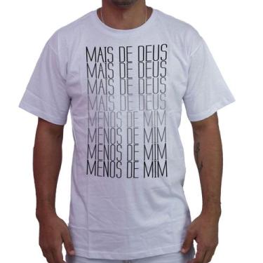 Imagem de Camiseta Masculina Evangélica Mais De Deus - 100% Algodão - Atelier Do