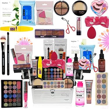 Imagem de Maleta De Maquiagem Completa Com Kit Maquiagem Ruby Rose Top