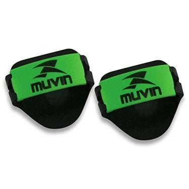 Imagem de Luva Musculação em EVA - Muvin - 1 unidade - preto/verde