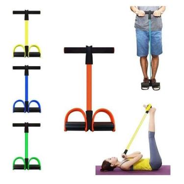 Imagem de Extensor Elástico Pedal De Puxar Fitness Sit-Up Musculação - Connectce