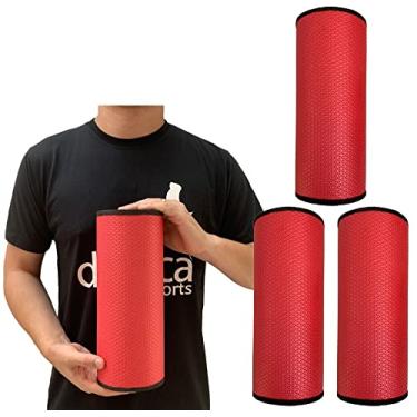 Imagem de Kit 3 Rolos Massagem Liberação Miofascial 30x12cm DF1072 Vermelho Dafoca Sports