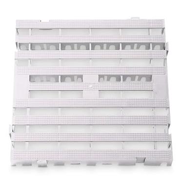 Imagem de Estrado Piso Pallet Plástico Resistente 50x50 Paletes Branco