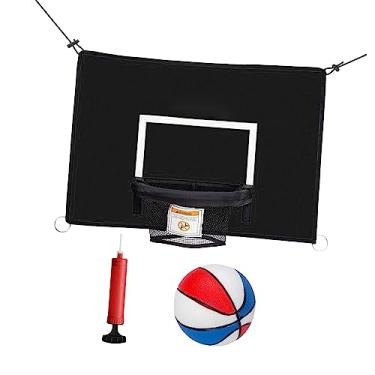 Imagem de Dynwave Cesta de para trampolim Armação de leve e resistente para mergulho com bomba de Acessórios de fixação de trampolim, Bola Colorida 45cm