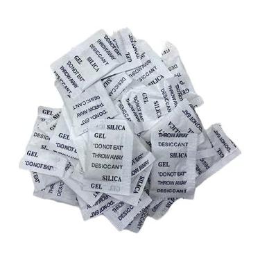 Imagem de Sílica Gel Pacote 1000un Saquinhos Dessecante Antimofo Desumidificante Desidratante Anti Embaçante Tira Umidade