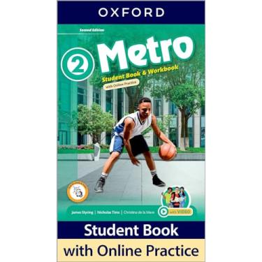 Imagem de Metro: Level 2: Student Book and Workbook with Online Practice