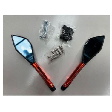 Imagem de Par Retrovisor Esportivo Twins Cor Xre CB 300F 250F Twister