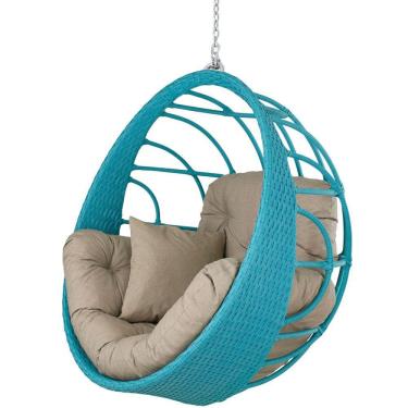 Imagem de Balanço Ninho Suspenso Hungria em Alumínio e Fibra sintética - Teto, Jardim, Área