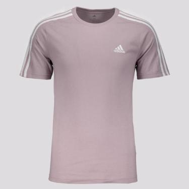 Imagem de Camiseta Adidas 3 Stripes Lilás
