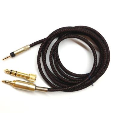 Imagem de Cabo de atualização de áudio de substituição de 1,2 m/1,5 m/2,5 m/3 m para fones de ouvido ATH-M50x ATH-M40x Audio Technica, the same , 1.2m