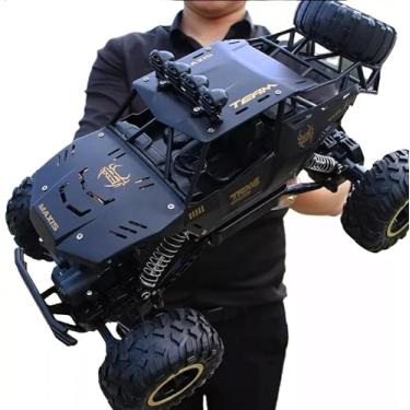 Imagem de CARRINHO OFF ROAD METAL MONSTER TRUCK DE CONTROLE REMOTO, 37CM, COM TRAÇÃO INTEGRAL (4X4), DISTÂNCIA DE ATÉ 50 METROS