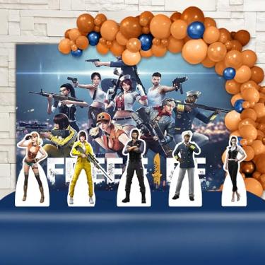 Imagem de Kit Decoração Festa de Aniversário Infantil FreeFire