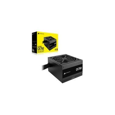 Imagem de Fonte Corsair CX Series CX750, 750W, 80 Plus Bronze, Com Cabo, Preto - CP-9020279-BR