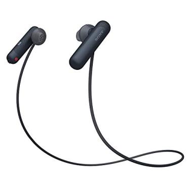 Imagem de Fones de ouvido esportivos sem fio Sony WI-SP500, fones de ouvido Bluetooth, preto
