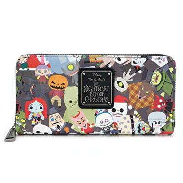 Imagem de Loungefly x Nightmare Before Christmas Chibi Character Print Zip-Around Wallet