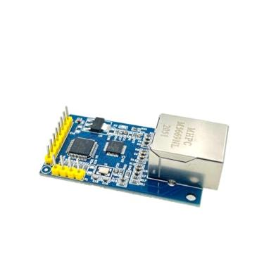Imagem de Davicom DM9051NP Serial TTL para módulo Ethernet TCP/IP UDP Conversor IOT RS232 RJ45 Interface SPI para microcontrolador STM32 W5500