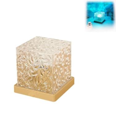 Imagem de Midnight Aura Lamp for Bathroom, Ocean Wave Projector Light, Northern Lights Projector, 3/16 Color Crystal Touch Remote Control Bedroom Lamp, Ambient Lighting for Dinner/Bars/Game Room.