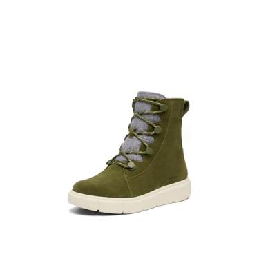 Imagem de Sorel Bota de neve feminina Explorer Iii Joan impermeável, Verde utilitário/giz, 36