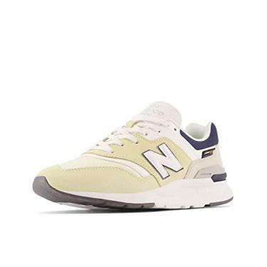 Imagem de New Balance Tênis feminino 997H V1, Dawn Brilho/Branco, 9.5