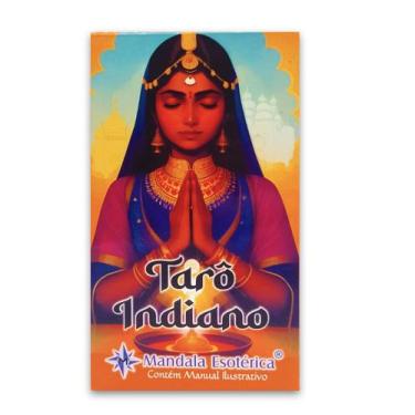 Imagem de Baralho Tarô Indiano com 78 Cartas e Manual Explicativo - Mandala