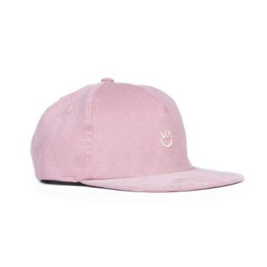 Imagem de Boné RVCA Aba Reta VA Smile Snapback Rosa Escuro, Único, Rosa