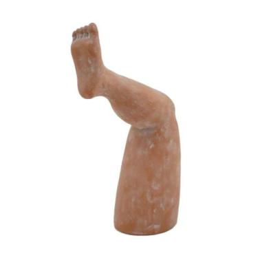 Imagem de Escultura decor schermo perna em resina terracota - 24cm - L'Hermitage